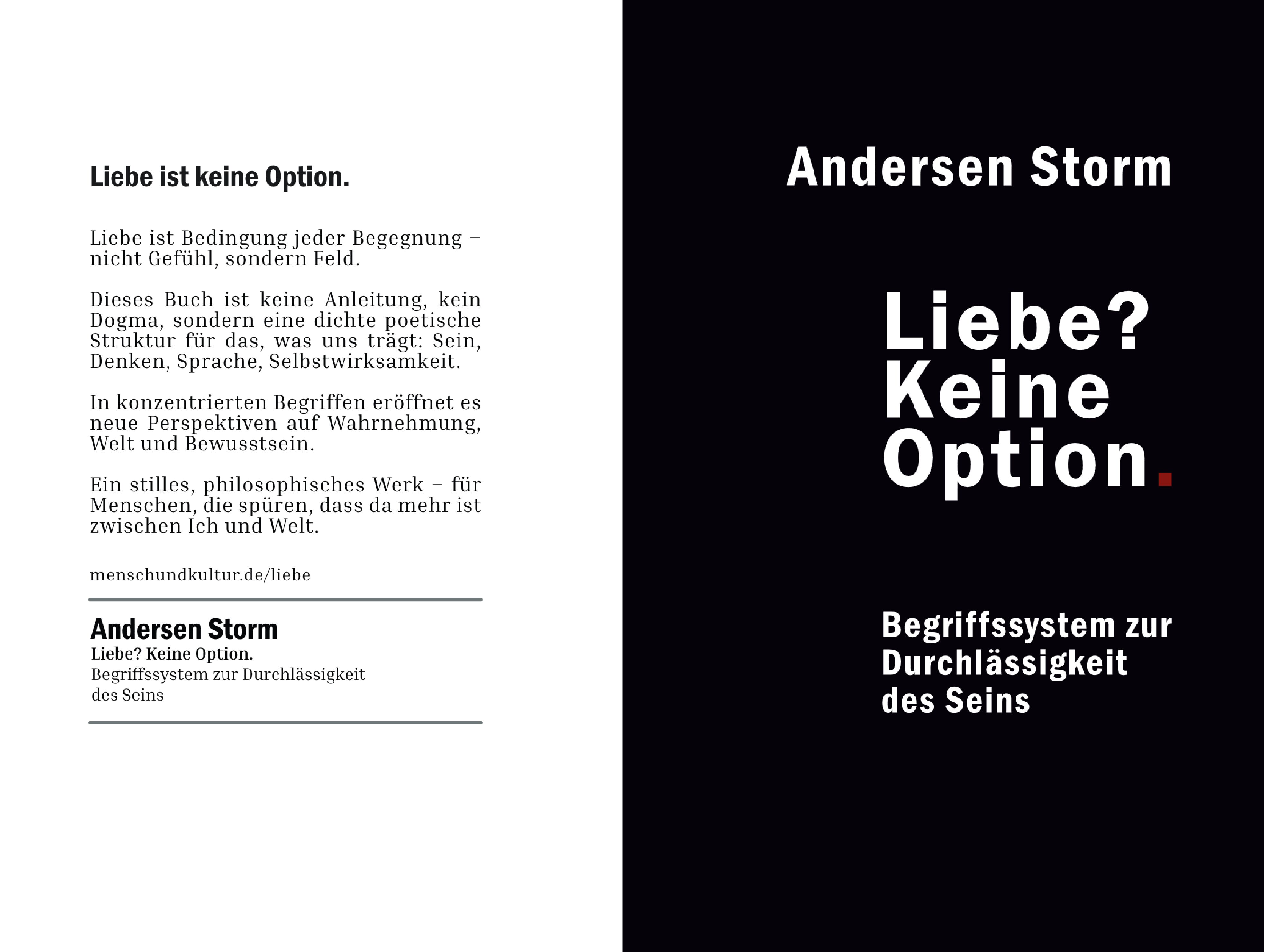 eBook: „Liebe? Keine Option."
